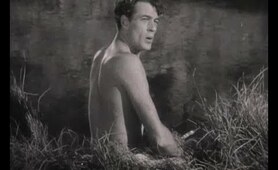 Gary Cooper bathing in Wolf Song (1929)